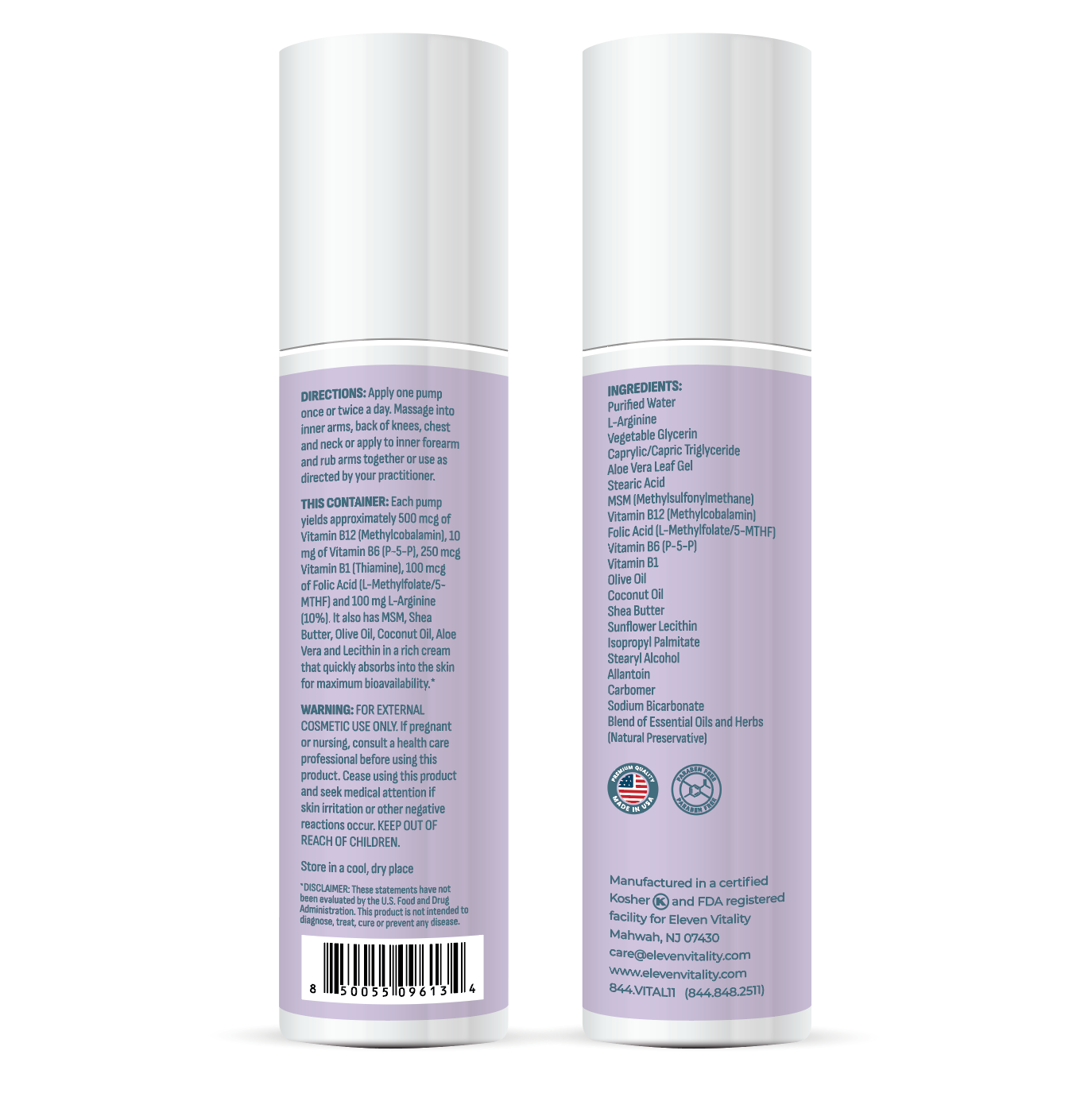 BELEVEN™ HG Vitamin B1 cream | B12 + B6 + B1 + Folic Acid | Topical Cream