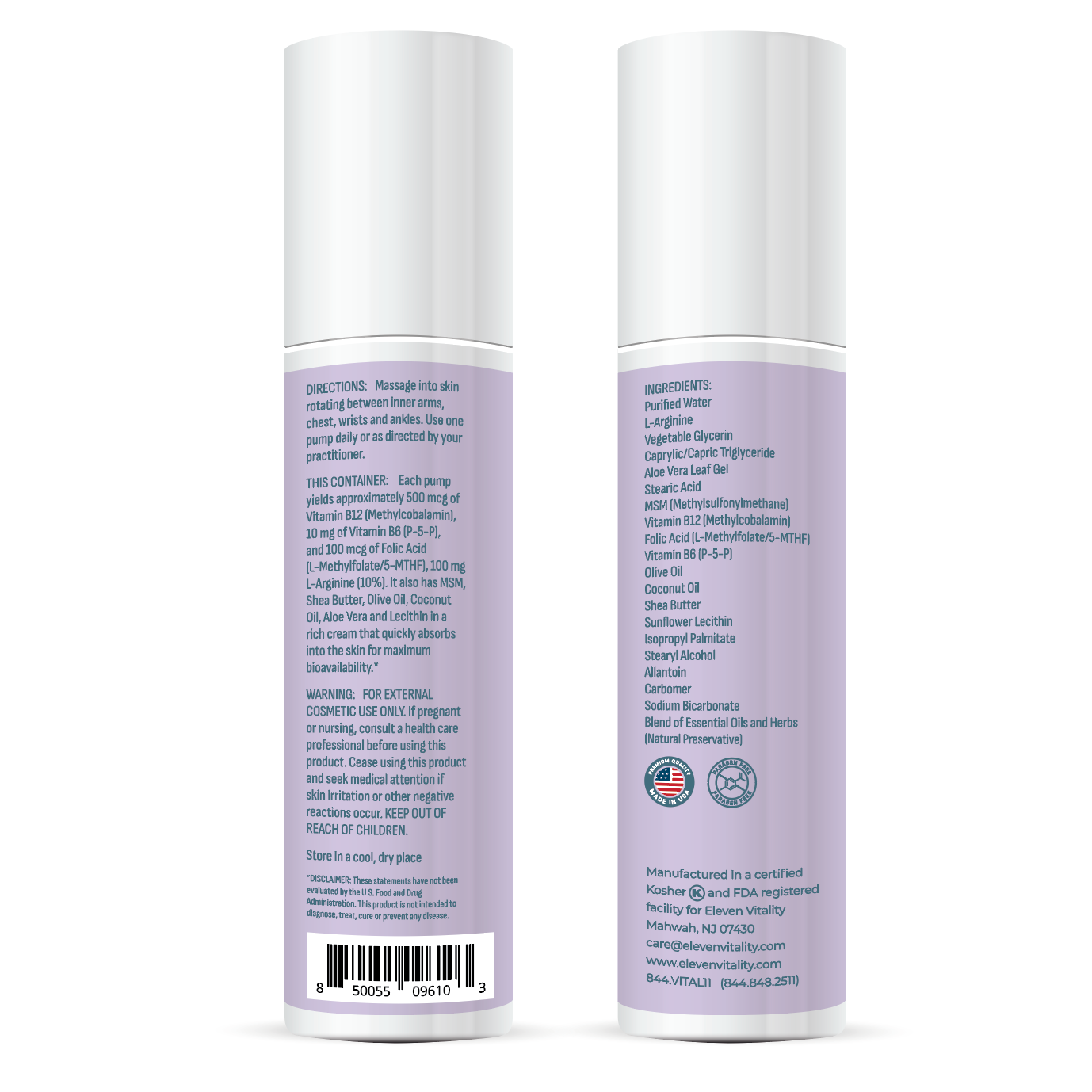 BELEVEN™ Vitamin B12 cream | B12 + B6 + Folic Acid | Topical Cream