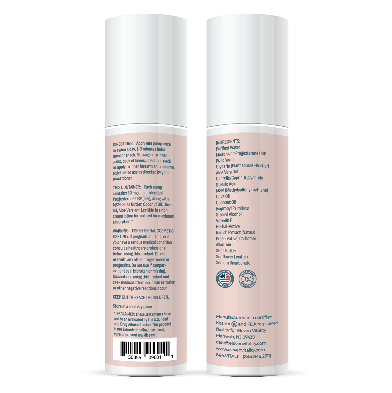 PROGELEVEN™ 50 - Natural Progesterone Cream 5%