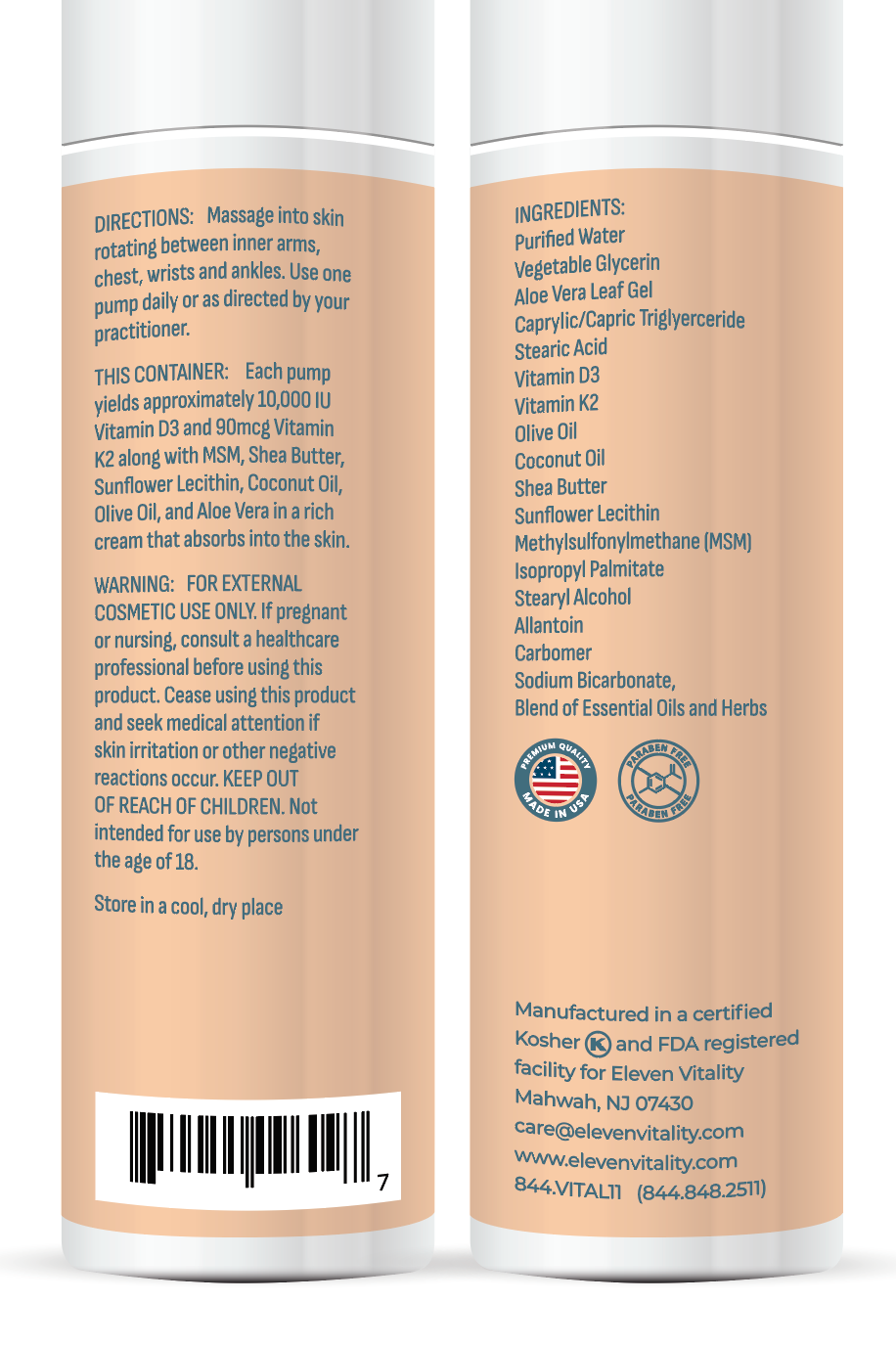 DELEVEN™ - Vitamin D3 Cream with K2 Sunshine